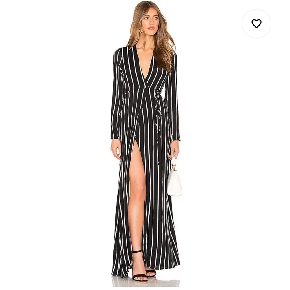 FLYNN SKYE-Like “Kate” Maxi Dress in “True Stripes” Print